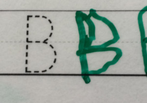 His writing is improving by leaps and bounds