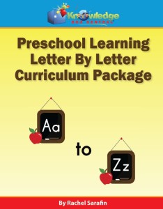 Preschool Learning Letter By Letter Curriculum