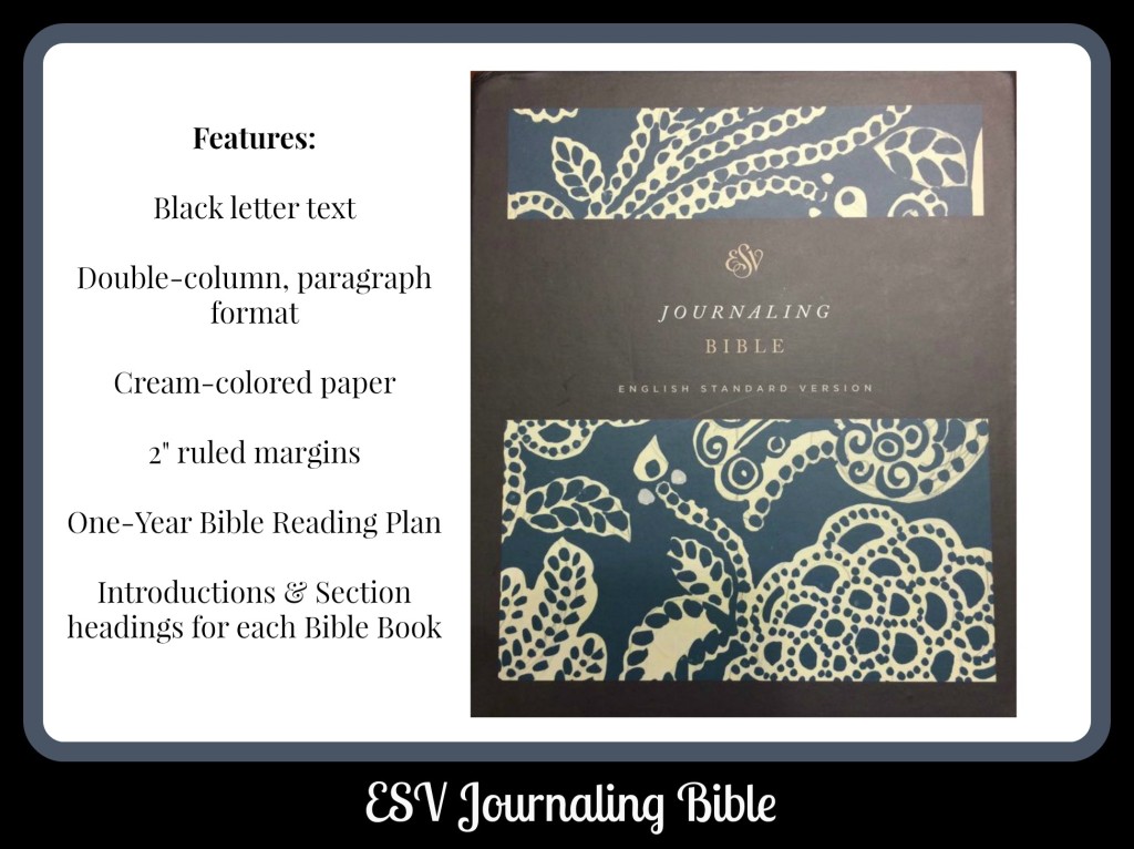 esv journaling bible