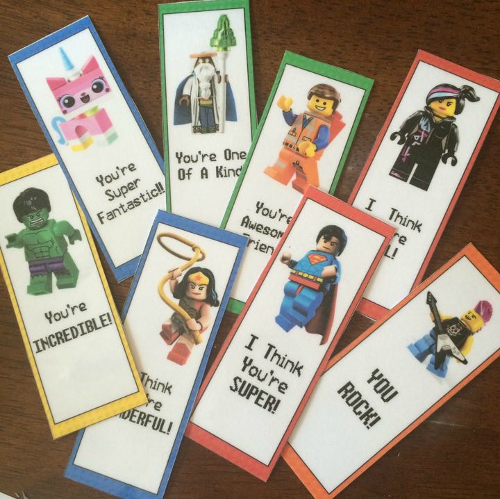 LEGO Valentine's Day Cards LEGO Valentine's Day Cards