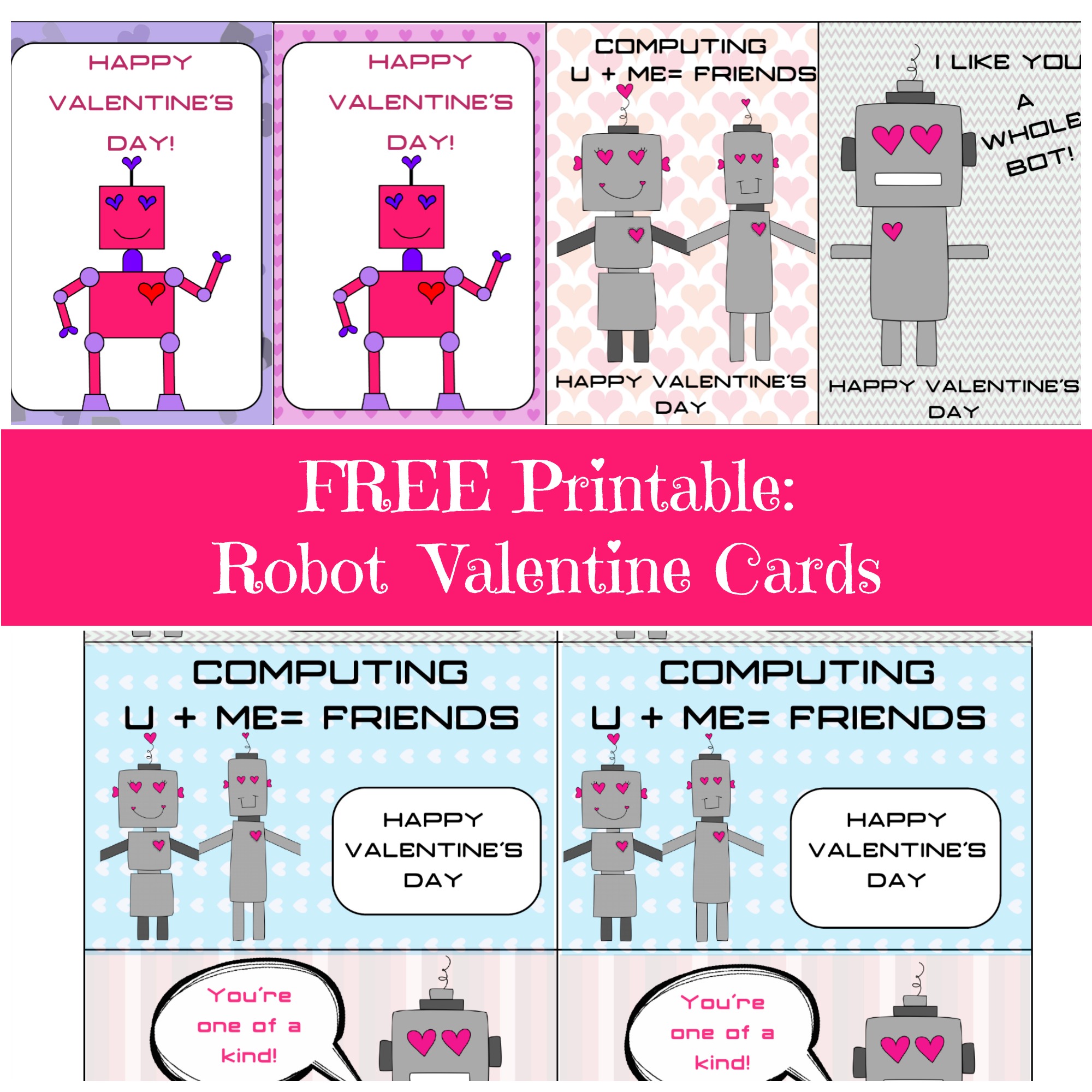 Robot Valentine Card
