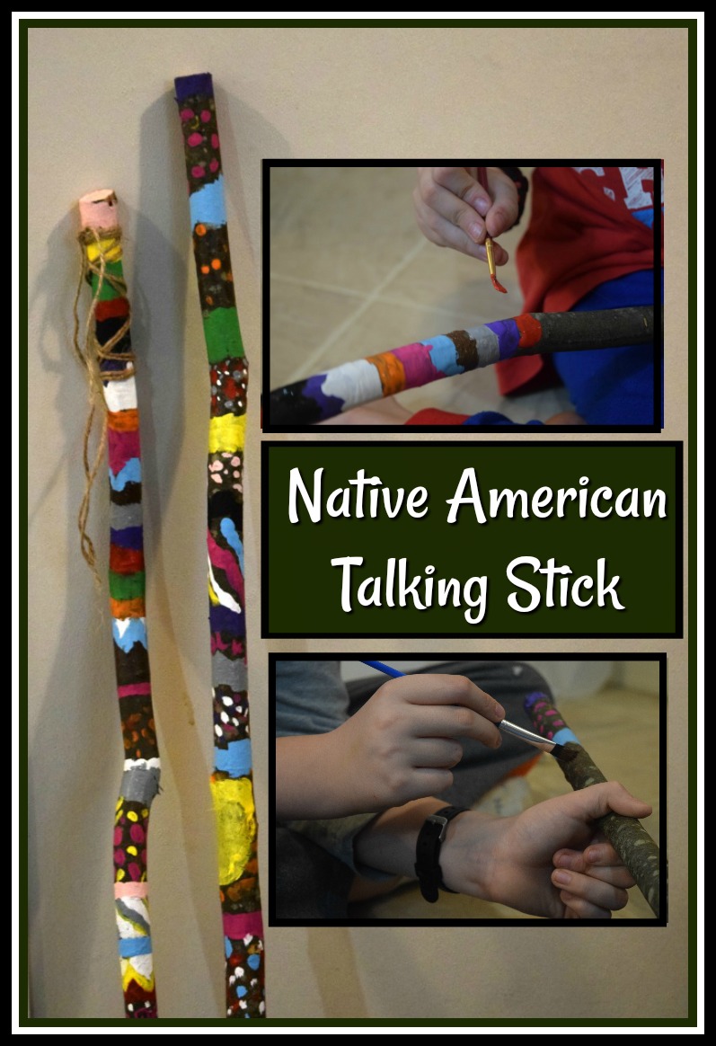 Native American Talking Stick Activity