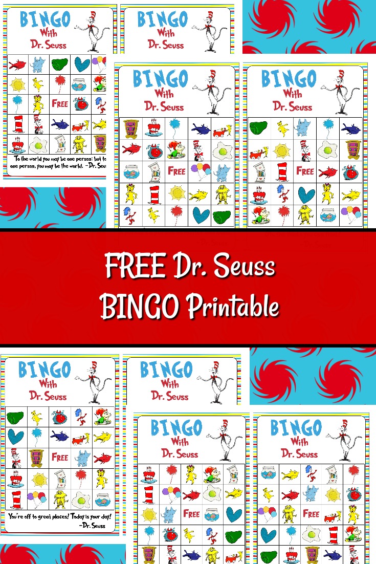 Free Dr. Seuss BINGO Printable Free Dr. Seuss BINGO Printable