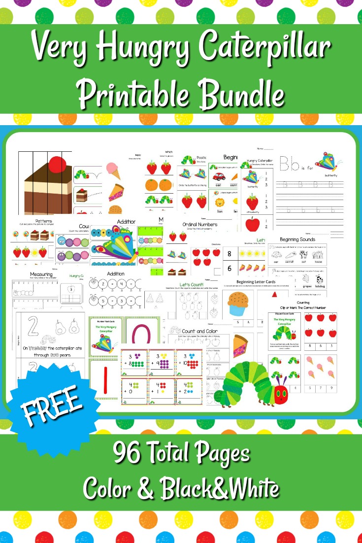 Very Hungry Caterpillar Printable